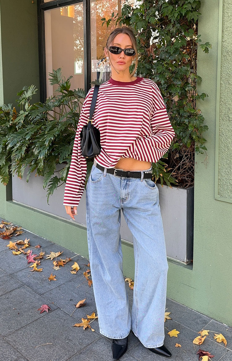 JUNO - STRIPED LONG-SLEEVE TEE