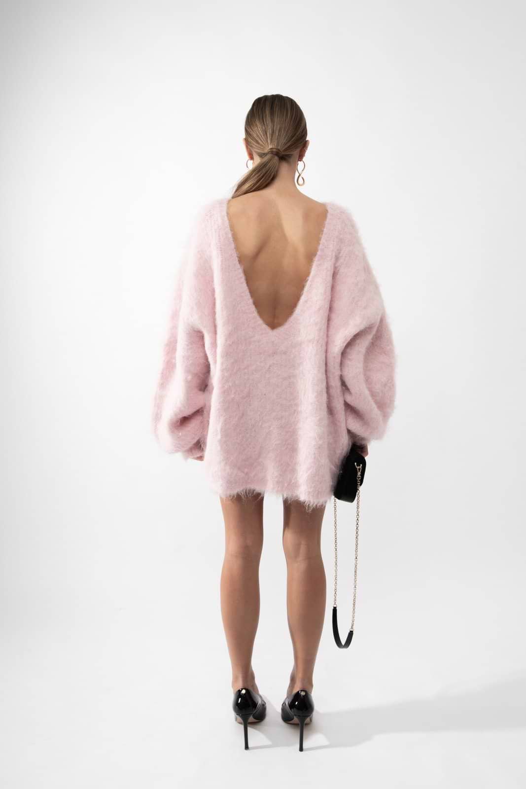 EVELYN - OVERSIZED KNIT JUMPER DRESS
