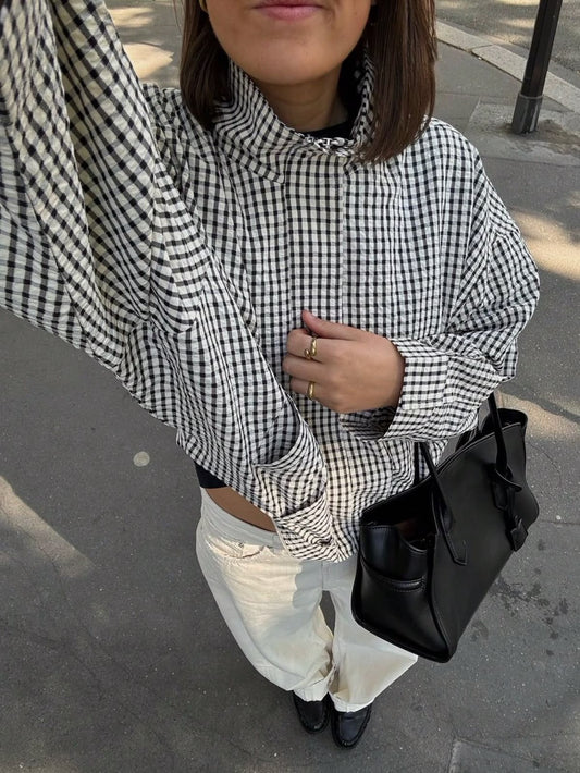 ALIX - GINGHAM JACKET