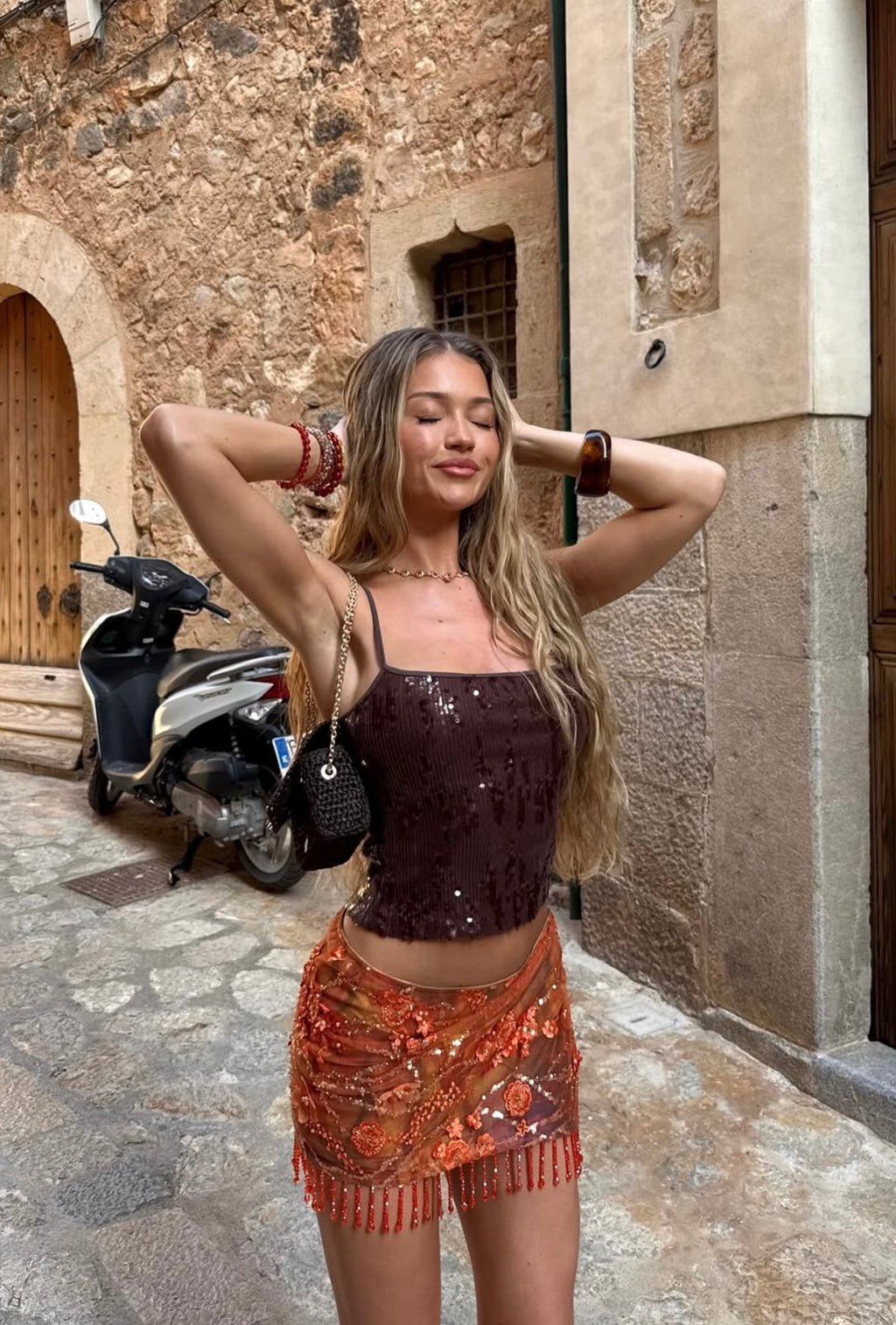 EDEN - EMBELLISHED SKIRT