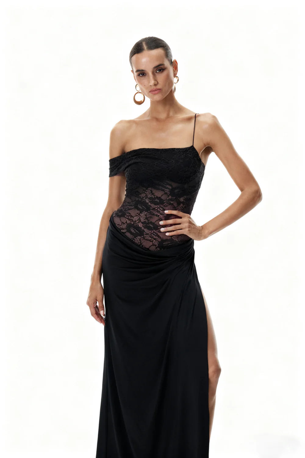 OPEHLIA - LACE MAXI DRESS