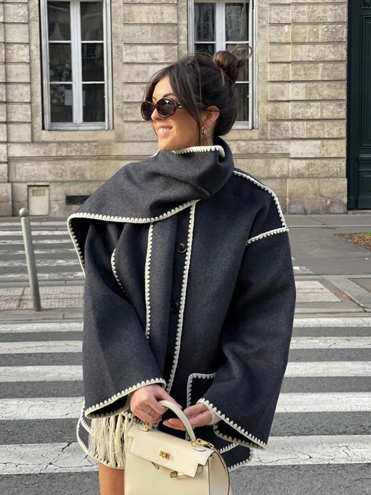 WINNIE - 2 IN 1 SCARF JACKET