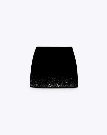 NOEL - EMBELLISHED MINI SKIRT