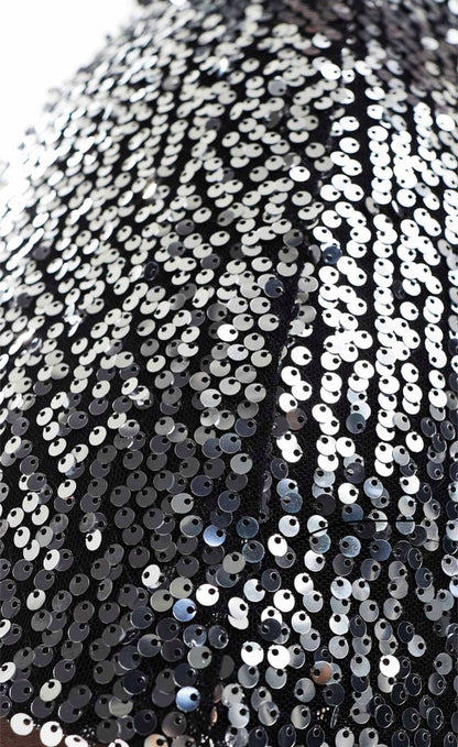 GISELLE - SEQUIN MINI SHORTS
