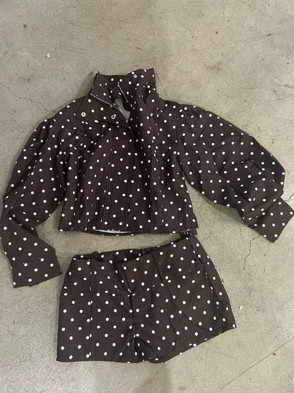 JUNE - POLKA DOT MINI SHORT