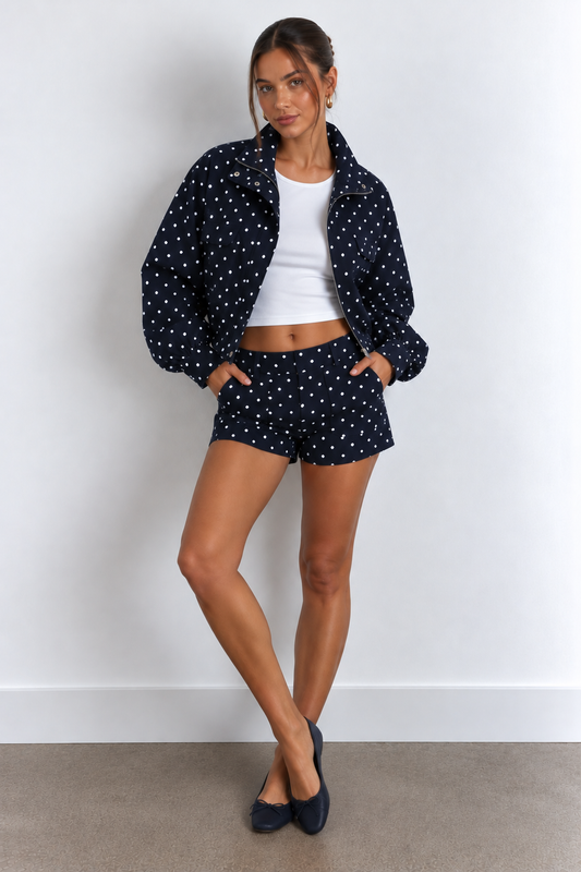JUNE - POLKA DOT MINI SHORT