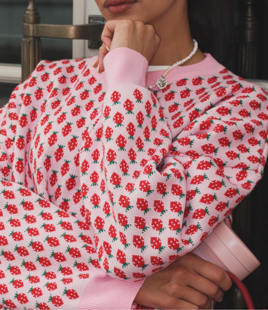 SHORTCAKE - STRAWBERRY PRINT JUMPER