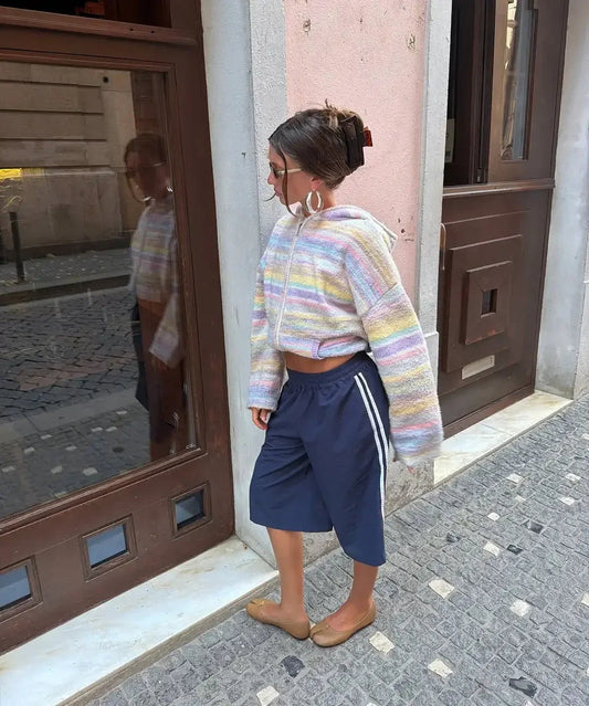 HEIDI - STRIPED CARDIGAN