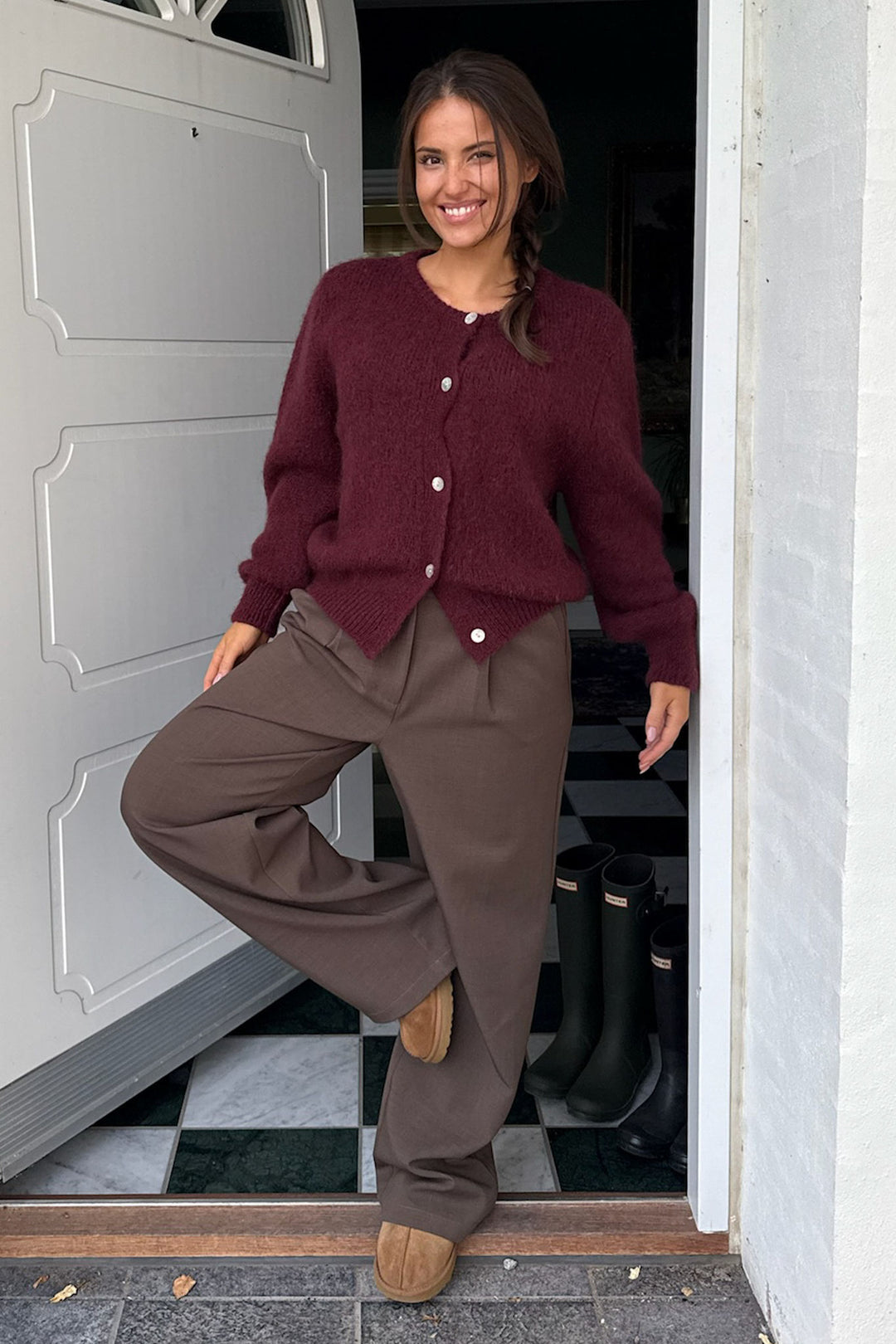 ALICE - KNITTED BUTTON CARDIGAN