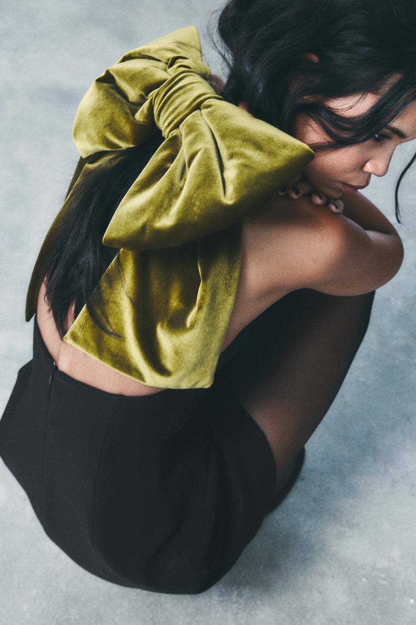 BEAU - OVERSIZED BOW MINI DRESS