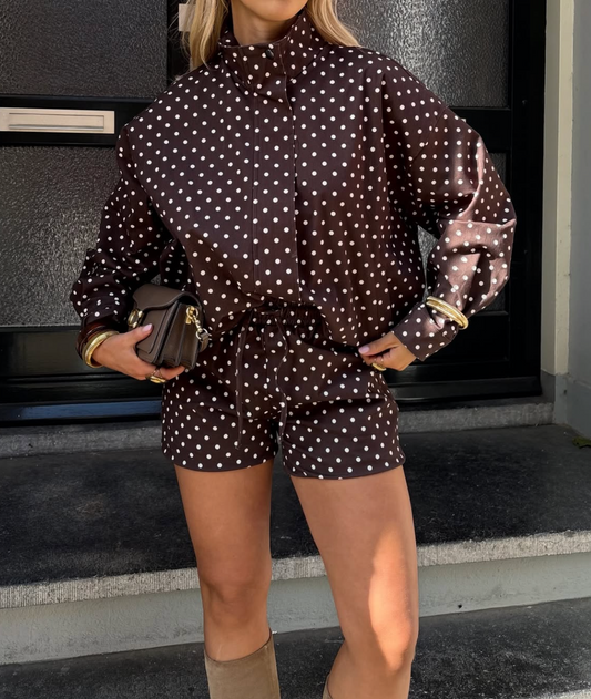 JUNE - POLKA DOT MINI SHORT