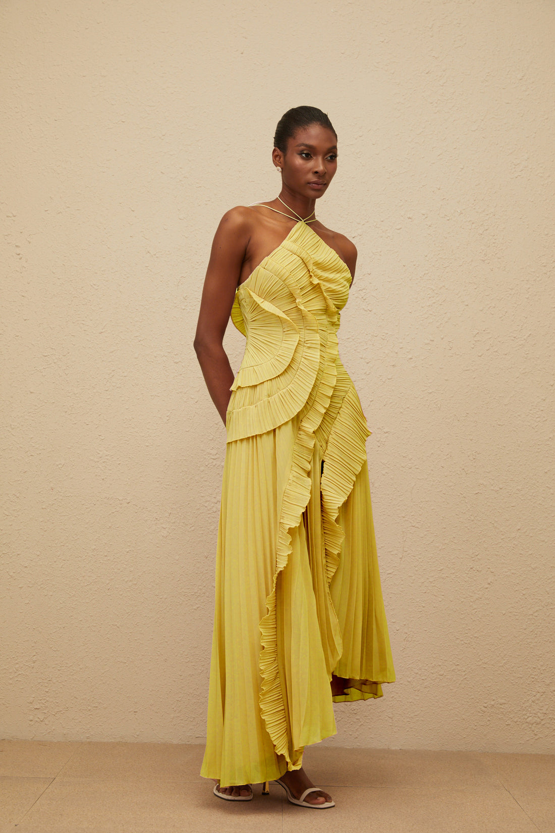 DOLCE - RUFFLE MAXI DRESS