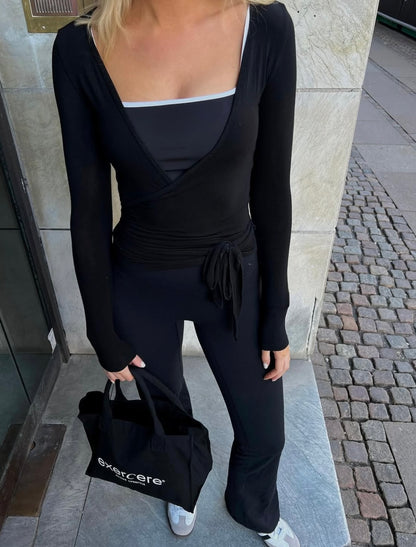 ANGELINA - PILATES WRAP TOP