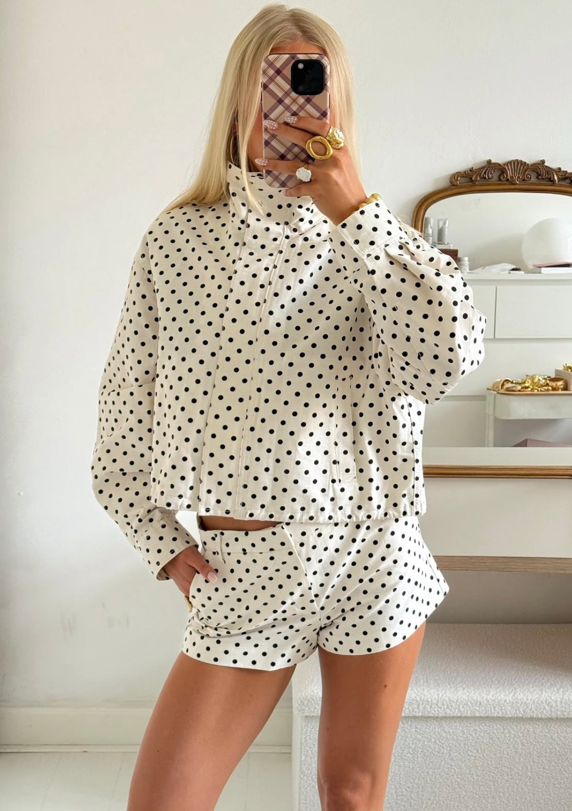 JUNE - POLKA DOT MINI SHORT