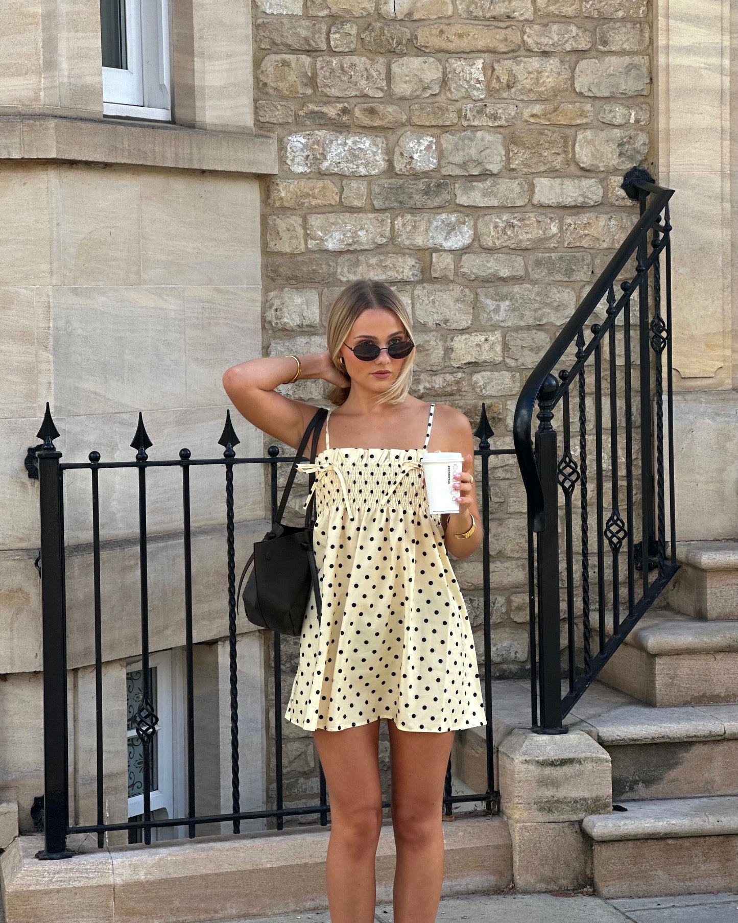 JILLY - POLKA DOT MINI DRESS