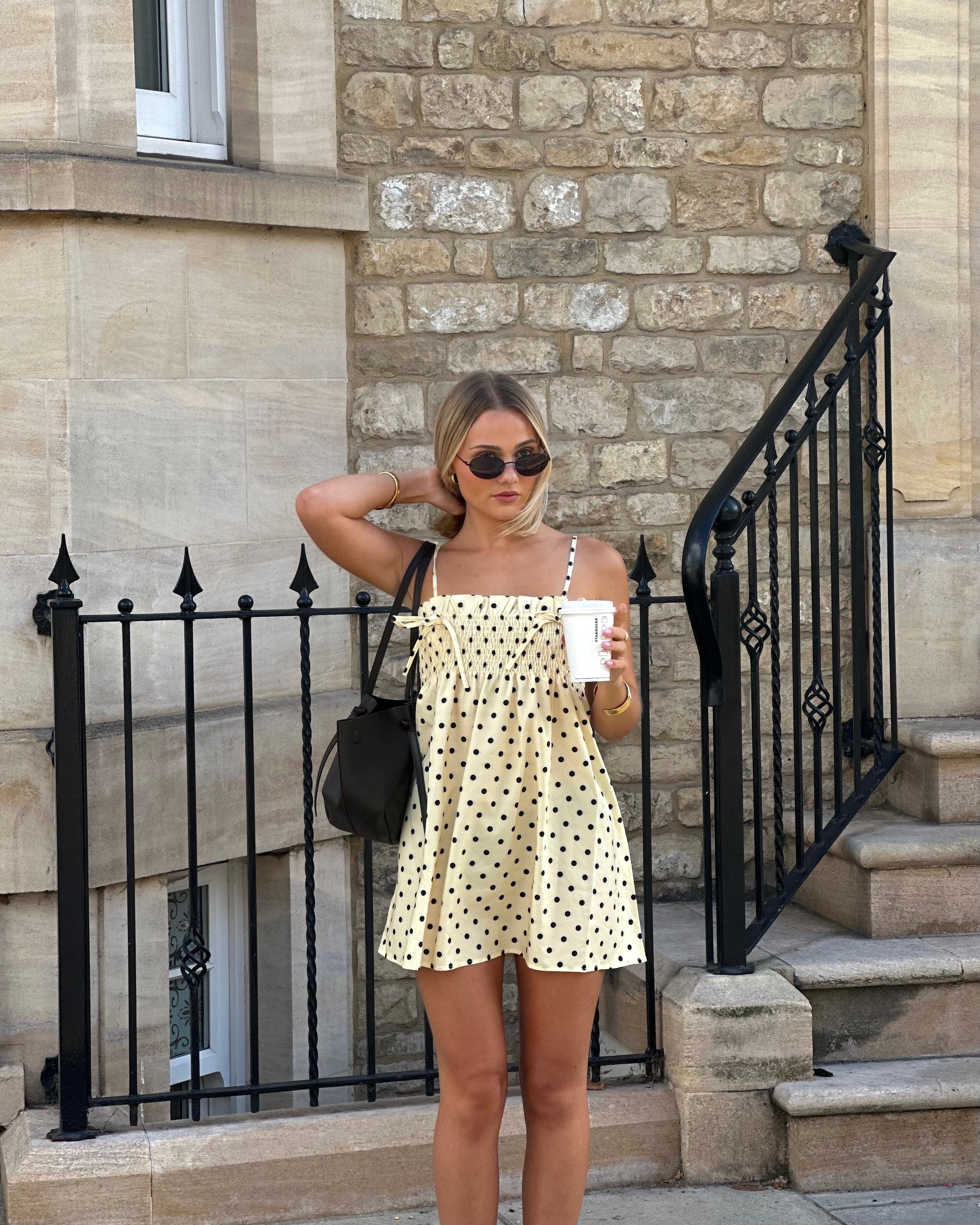 JILLY - POLKA DOT MINI DRESS