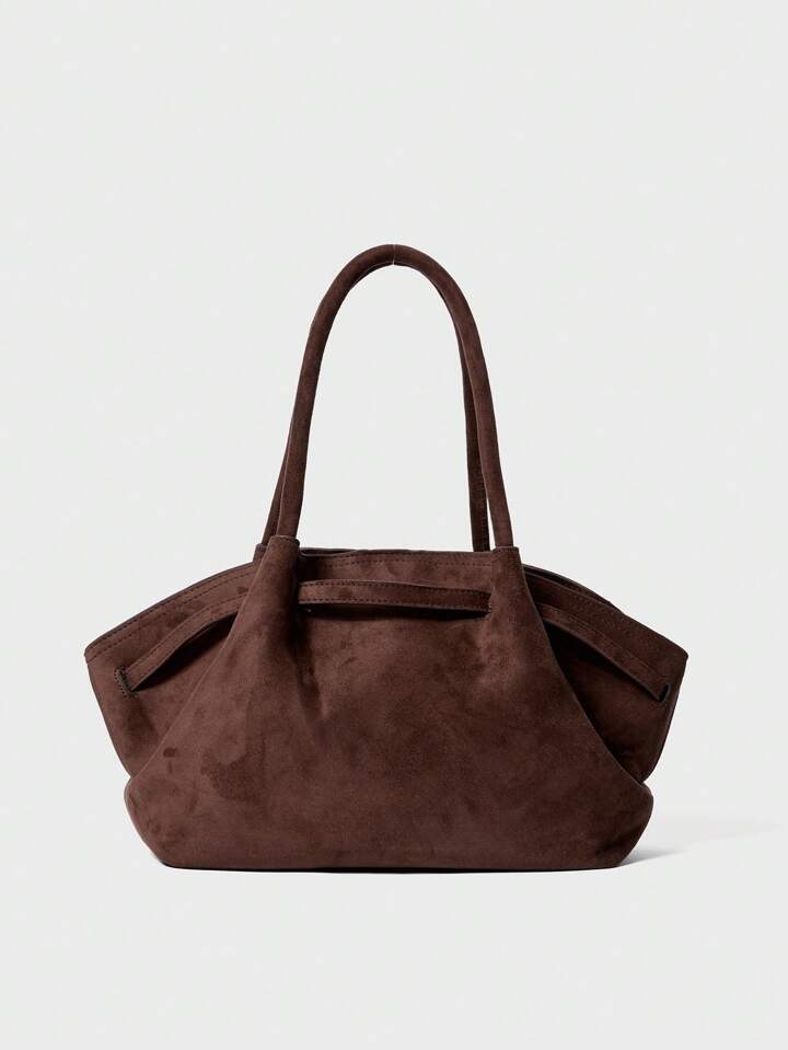 DIANA - SUEDE STRUCTURED BAG