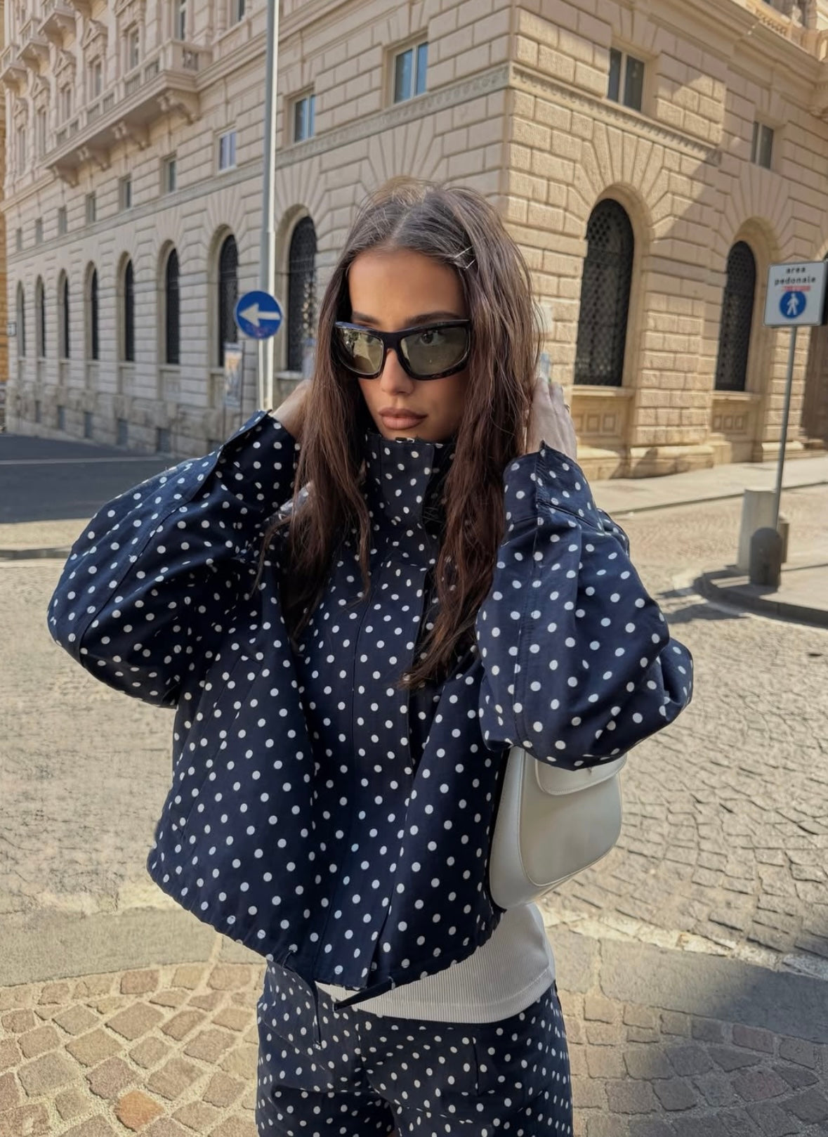 TWIGGY - POLKA DOT JACKET