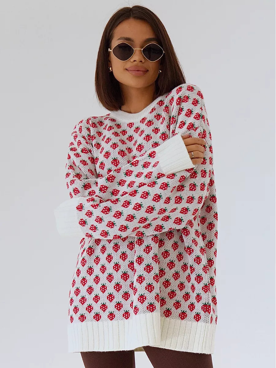 SHORTCAKE - STRAWBERRY PRINT JUMPER