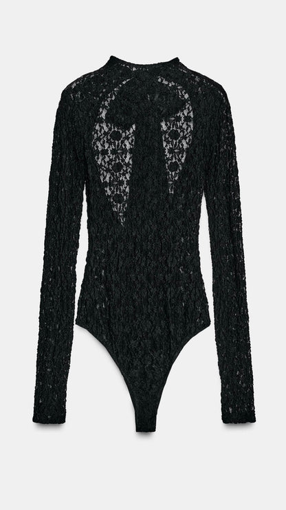 DEMI - LACE BOW DETAILED CO-ORD