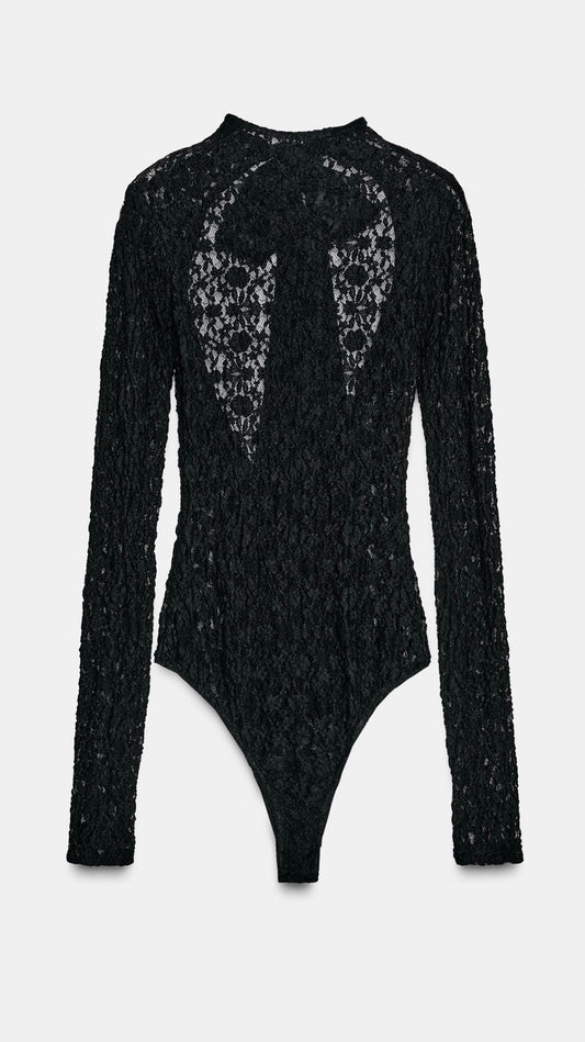 DEMI - LACE BOW DETAILED CO-ORD