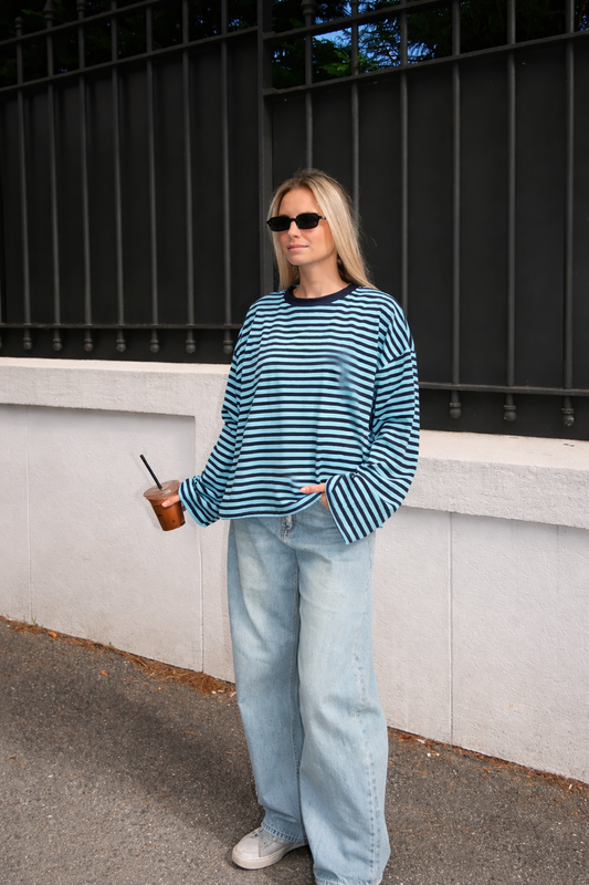 JUNO - STRIPED LONG-SLEEVE TEE