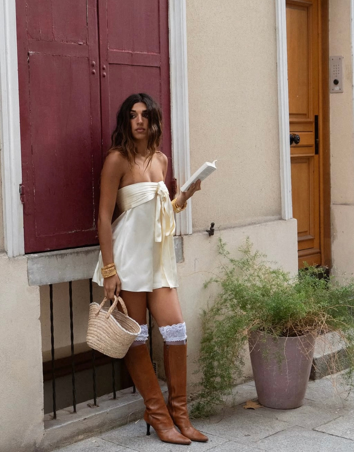 PRYA - SATIN MINI DRESS