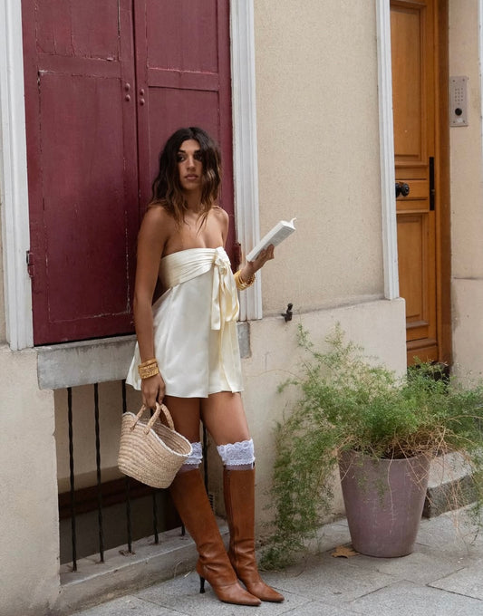 PRYA - SATIN MINI DRESS