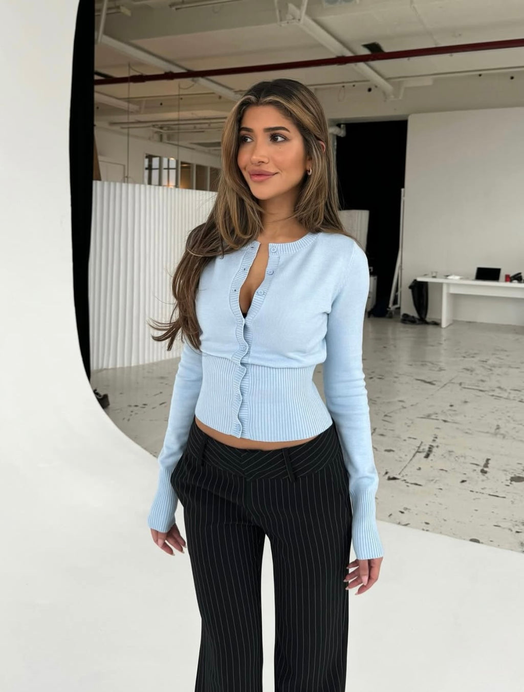 MOLLY - RIBBED CARDIGAN