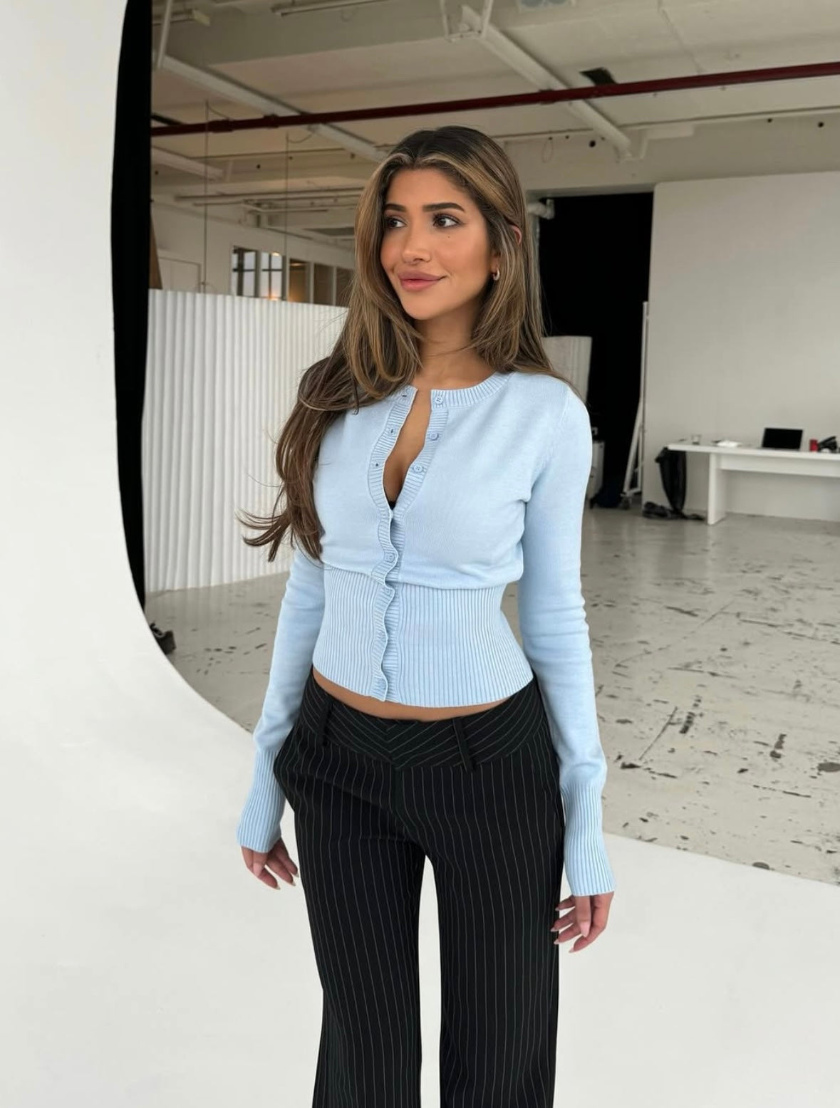 MOLLY - RIBBED CARDIGAN