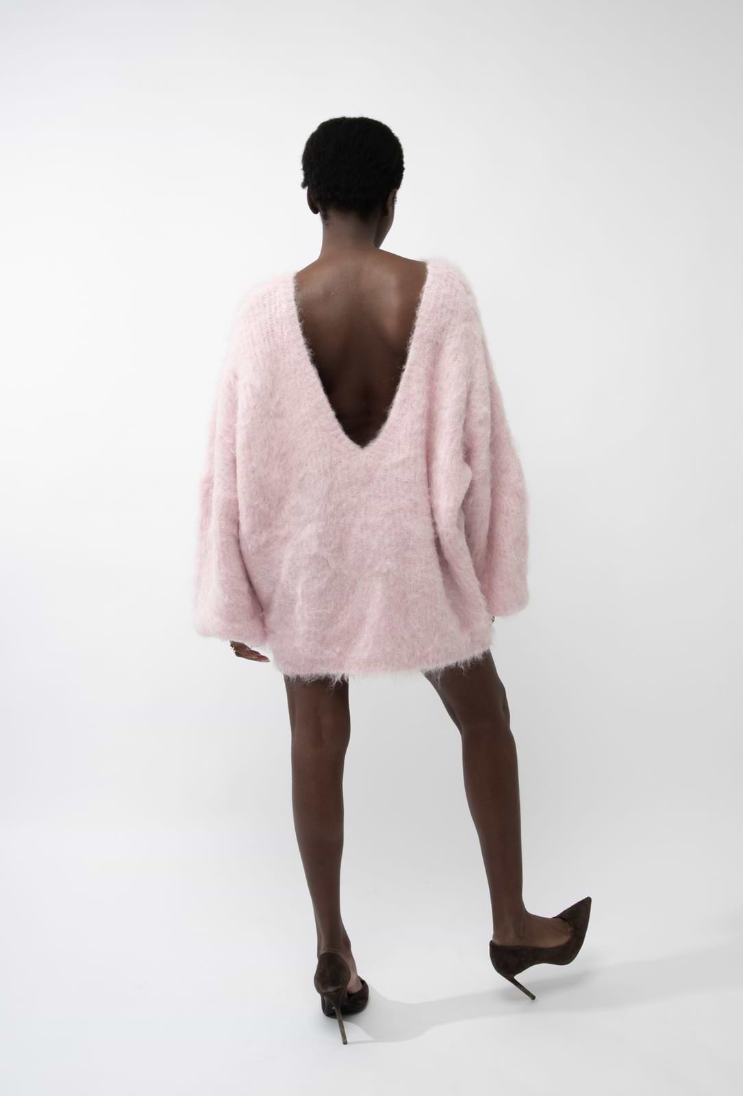 EVELYN - OVERSIZED KNIT JUMPER DRESS