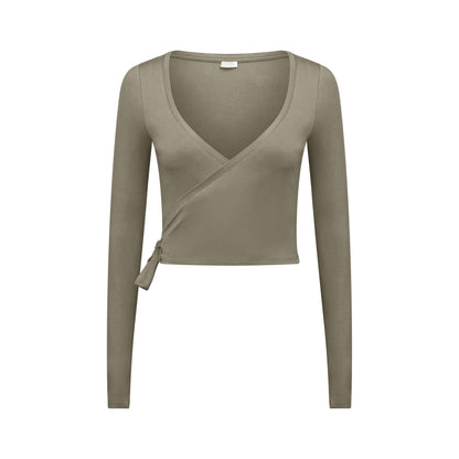 ANGELINA - PILATES WRAP TOP