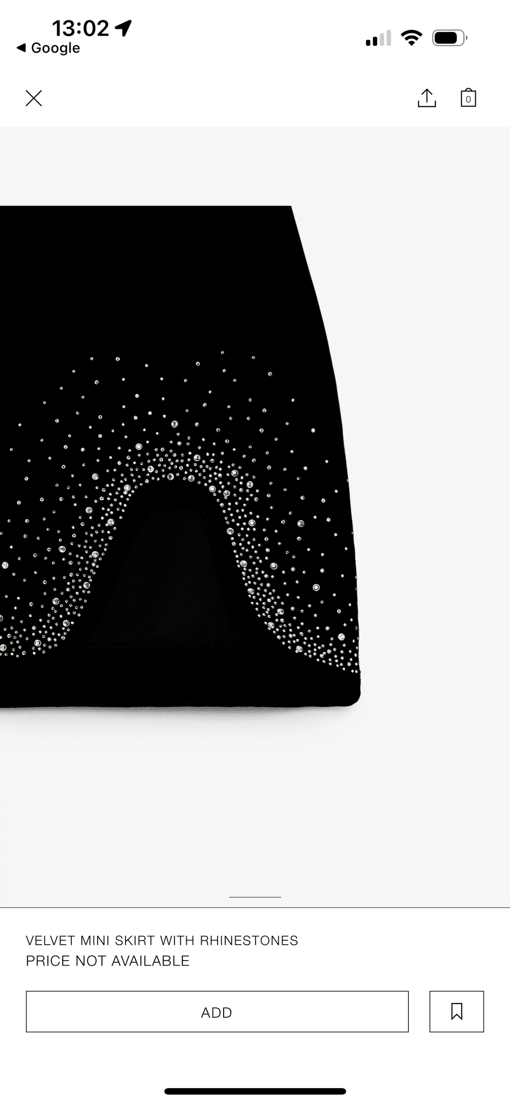 NOEL - EMBELLISHED MINI SKIRT