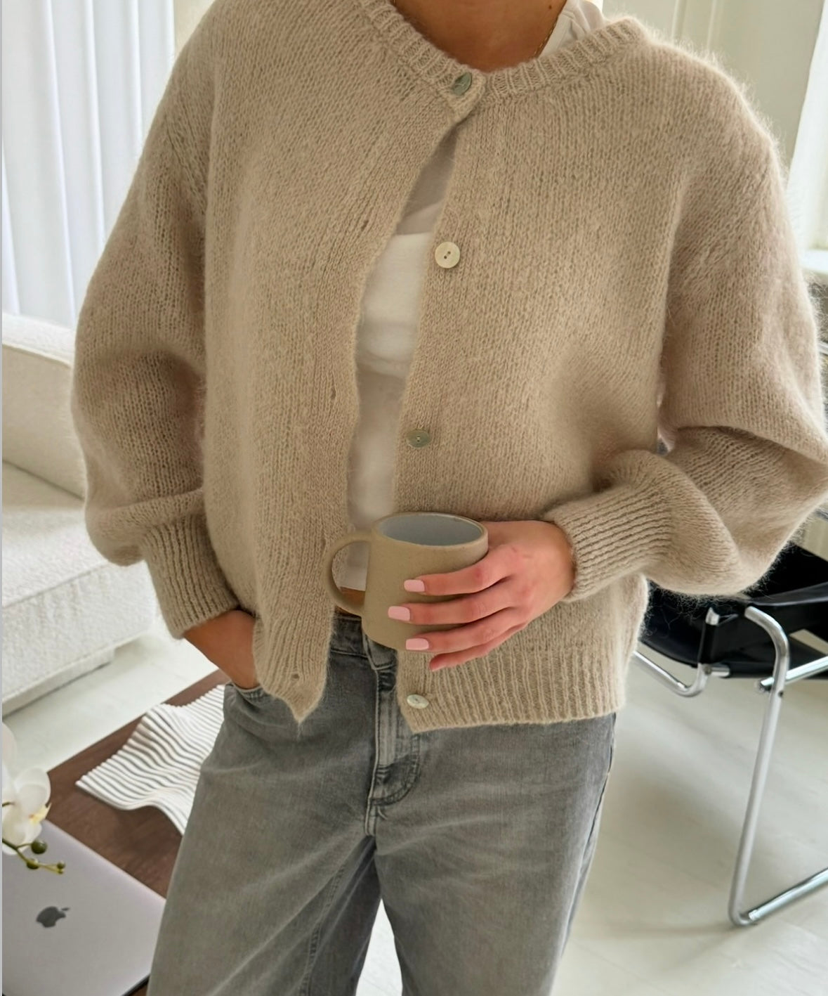 ALICE - KNITTED BUTTON CARDIGAN
