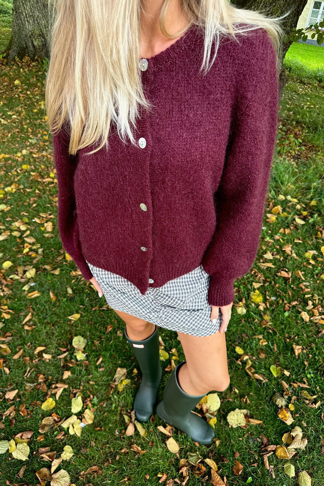 ALICE - KNITTED BUTTON CARDIGAN