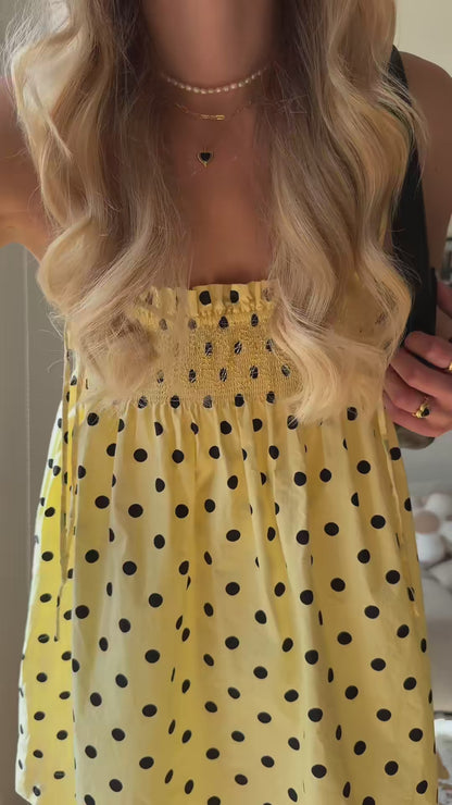 JILLY - POLKA DOT MINI DRESS