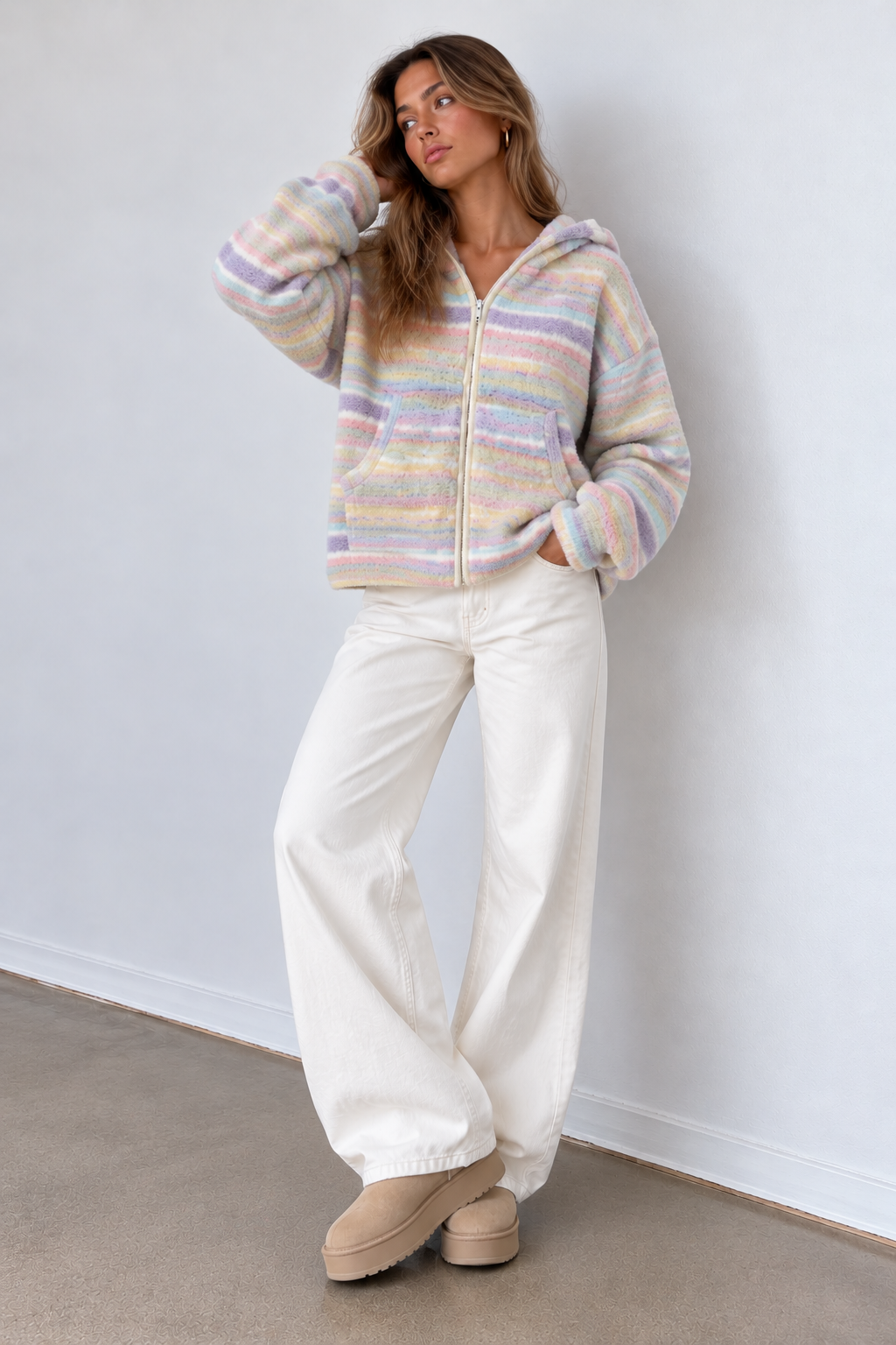 HEIDI - STRIPED CARDIGAN